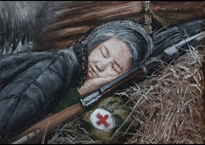 Сны. Картина художницы Марины Сатиной 