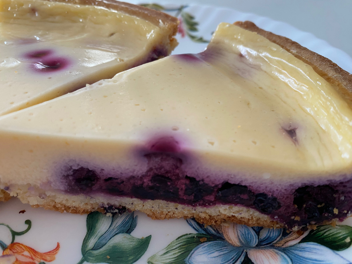 Тарт с черникой 