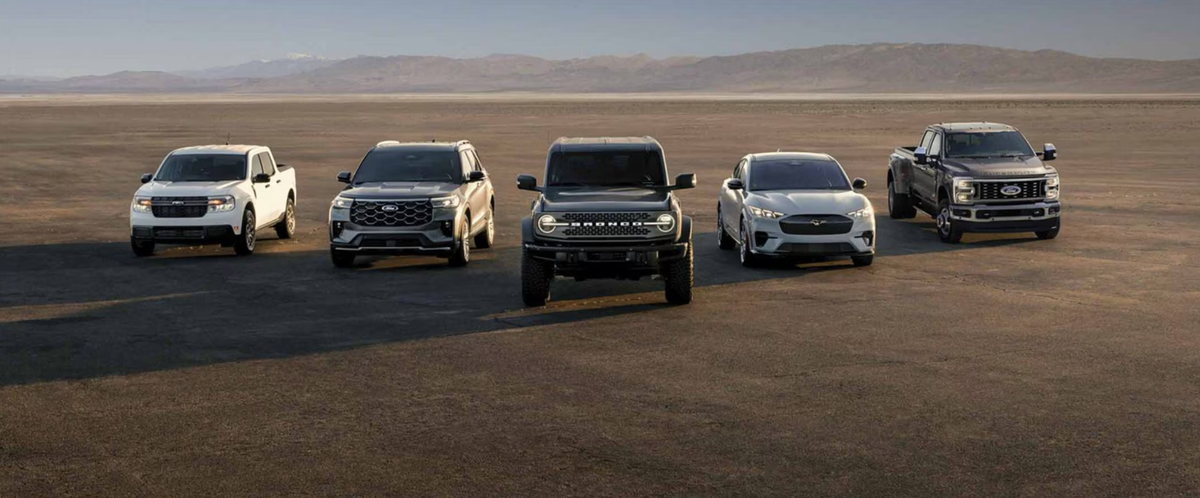 Актуальные модели компании Ford.