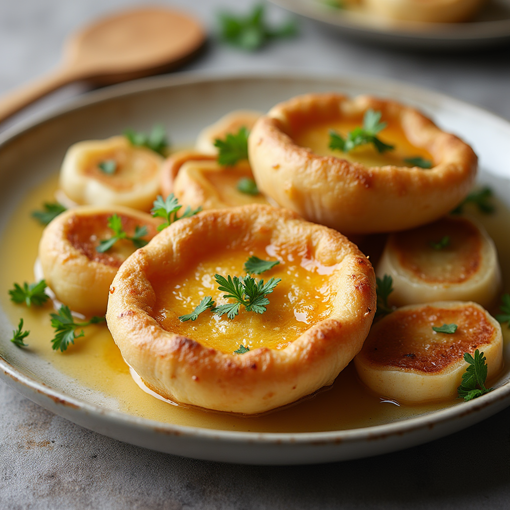 Современное блюдо из репы.