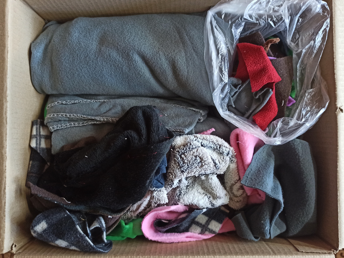 Я не выбрасываю флисовые лоскутки