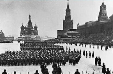 Военный парад 7 ноября 1941г. Москва.