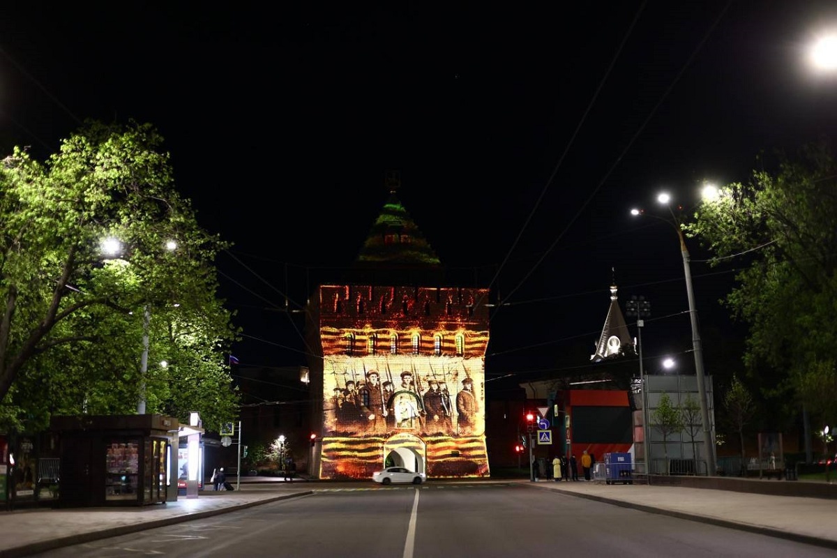    Увидеть праздничный мэппинг можно будет до вечера воскресенья