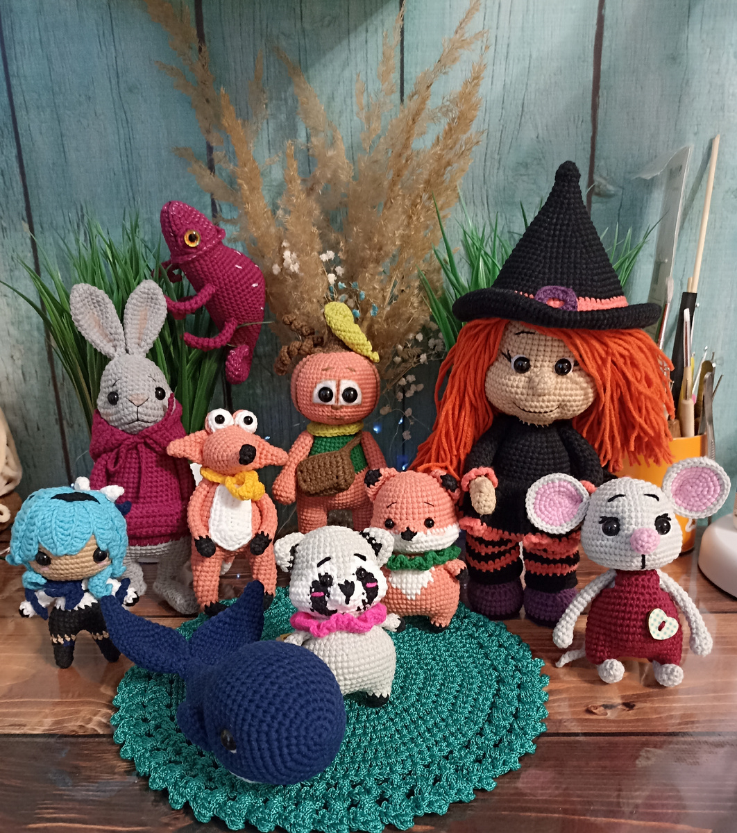 Игрушки связаны в рамках игры #Наташадаймоток 