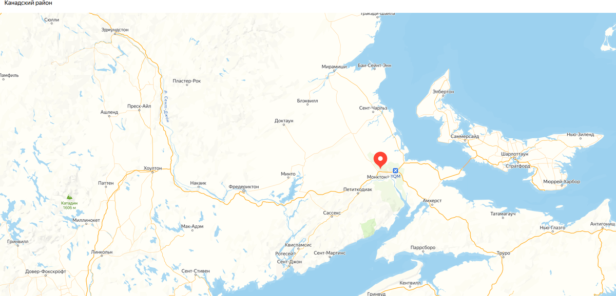   Место расположения загадочного места. 