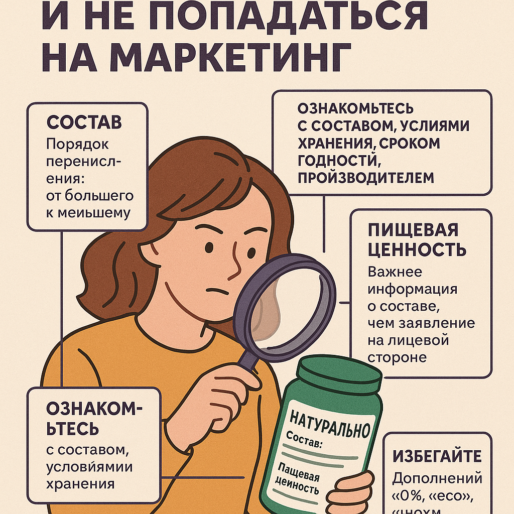 Как читать этикетки и не попадаться на маркетинг