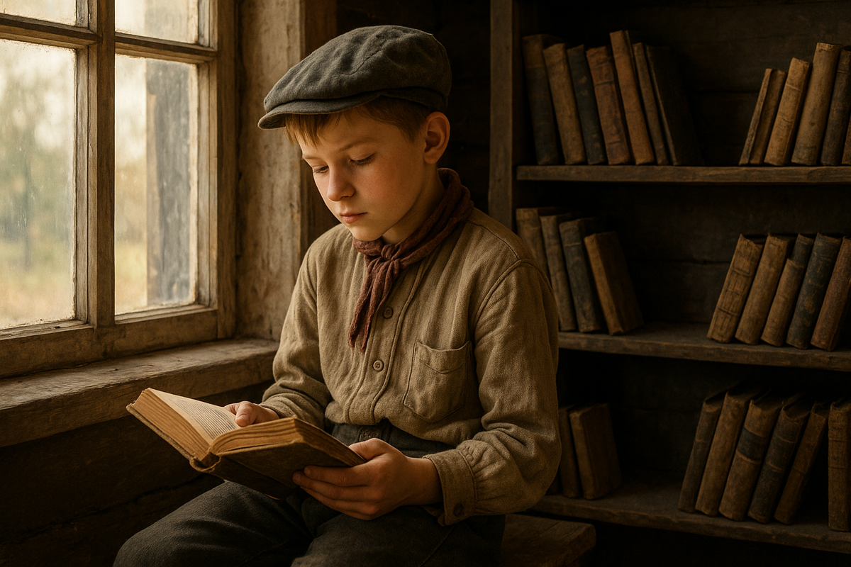 Он вырос среди книг и керосиновых ламп. Но мечтал — о небе