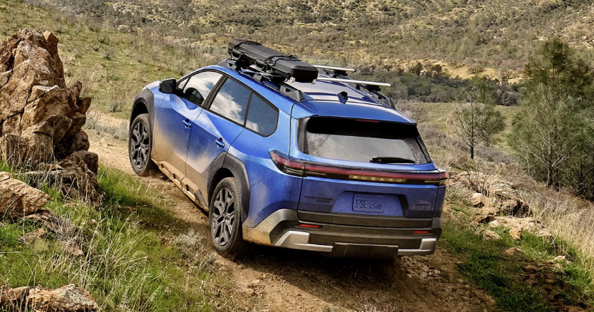 Оформление кормы Subaru Trailseeker