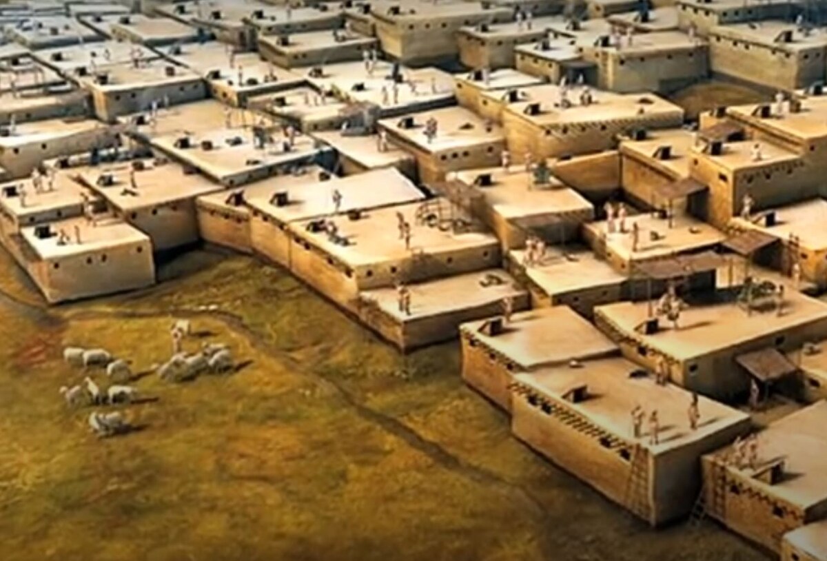 Реконстуркция первых поселений на территории Леванта