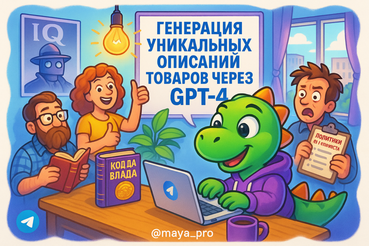    Генерация уникальных товарных описаний с помощью GPT-4 и автоматизации на Make.com: сделай свой маркетплейс неотразимым! Артур Хорошев