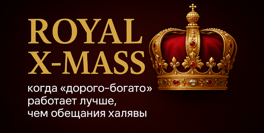 💎 Royal X-mass: когда «дорого-богато» работает лучше, чем обещания халявы