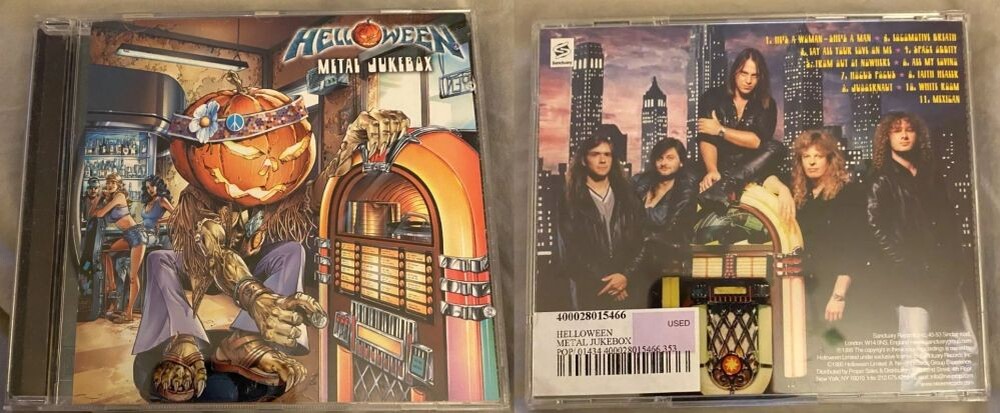 CD-версия альбома Helloween "Metal Jukebox", 1999 г.