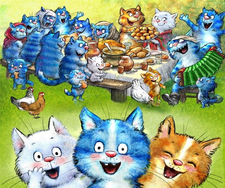 очаровательные коты Рины Зенюк