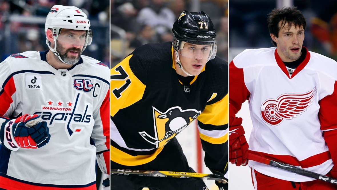    Александр Овечкин, Евгений Малкин и Павел Дацюк.Imagn Images / Global Look Press / Global Look Press