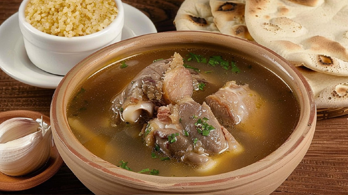Хаш (армянский бульон из говяжьих ножек)