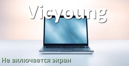 
Почему у ноутбука Vicyoung чёрный экран не включается и что делать