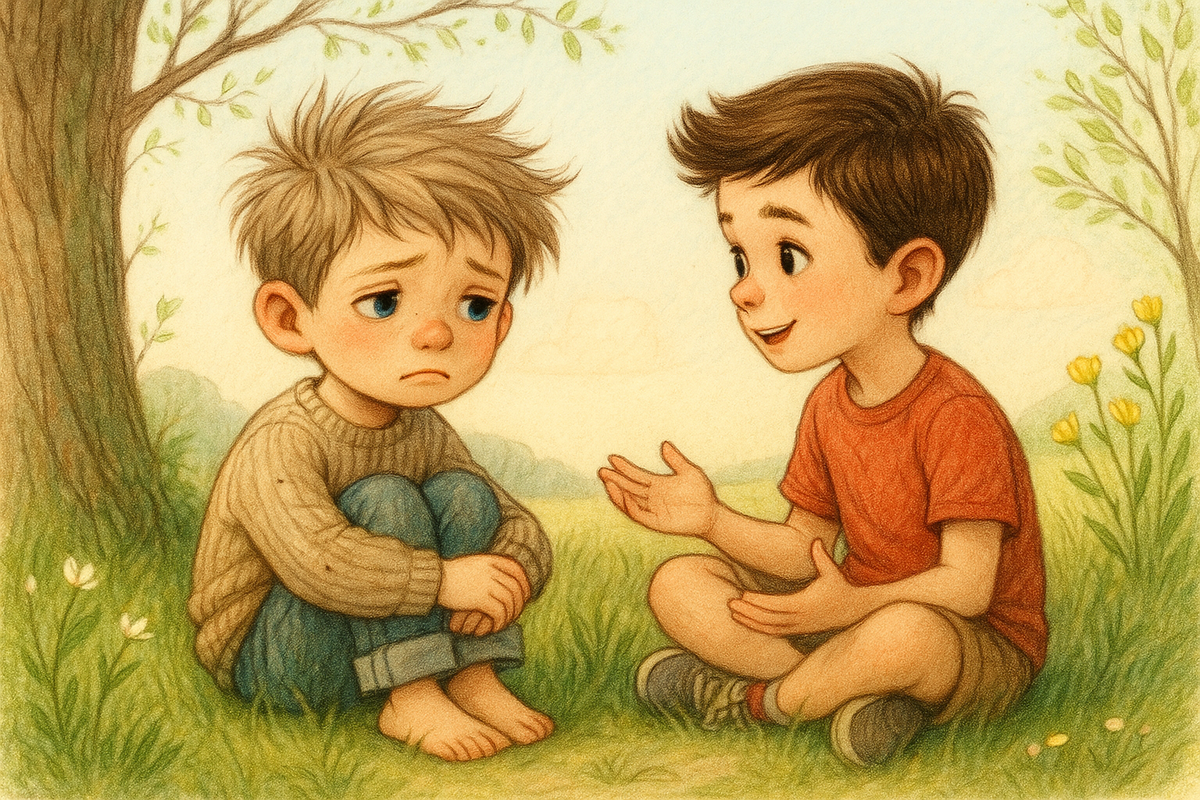 Иллюстрация сделала при помощи ИИ по описанию автора 