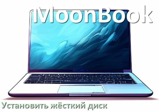 
Как в ноутбук MoonBook установить жёсткий диск и подключить M.2 NVMe, SSD