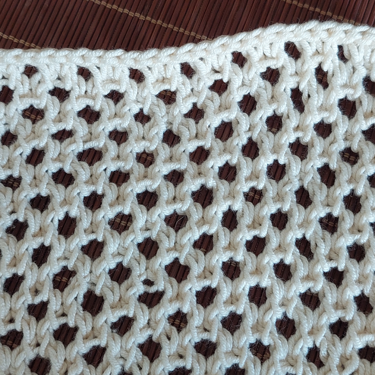 Получаем вот такую плотную "сеточку".