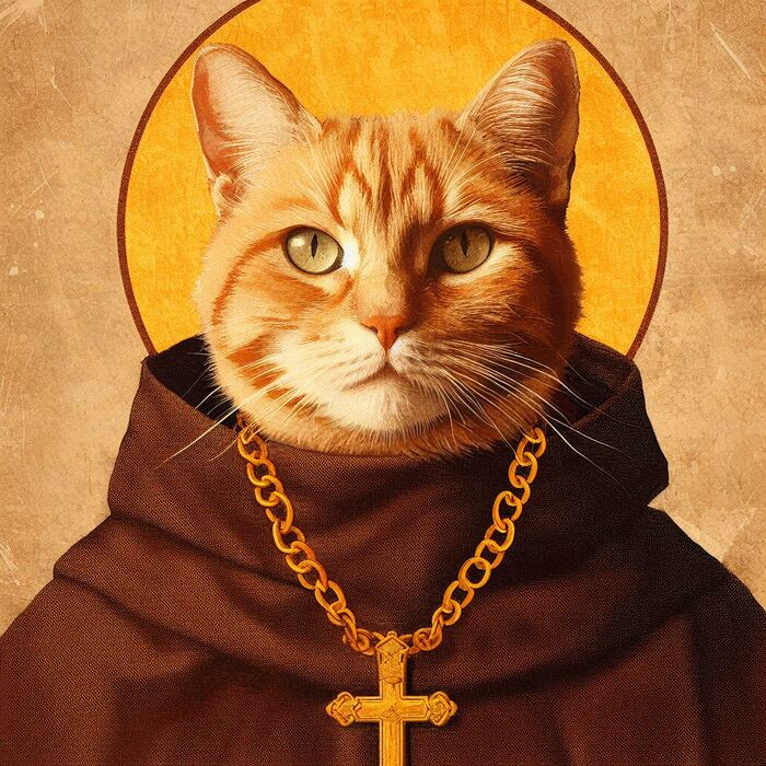 Святой Базилиус Каррасий. Поздний портрет. AI-реставрация