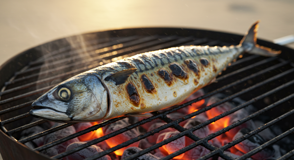 Скумбрия на углях