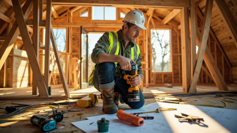    электрика, проведение, каркасный дом Ёхаус