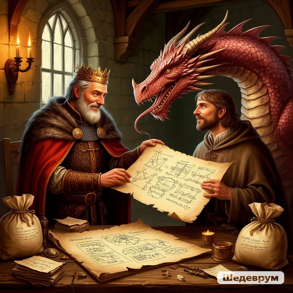 Картинка сгенерирована в Шедевруме