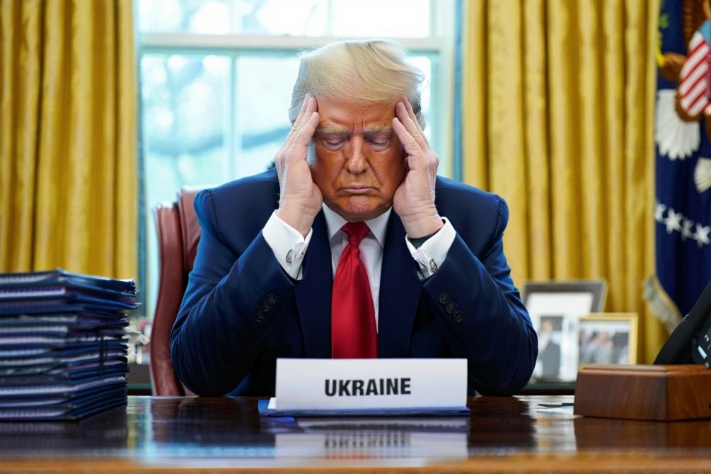   Трамп говорит, что может договориться с Путиным. Иллюстрация: "Блокнот"