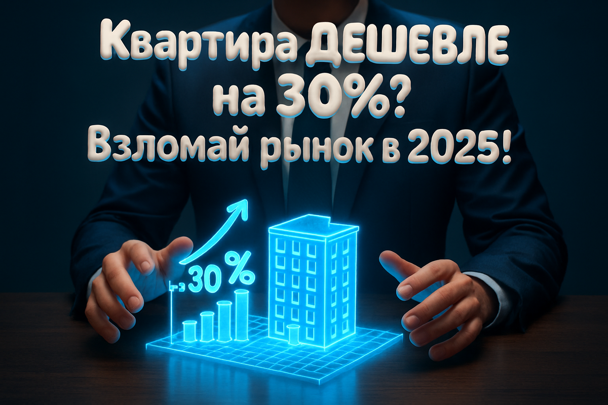    Квартира ДЕШЕВЛЕ на 30%? Взломай рынок в 2025! Святослав Шакин