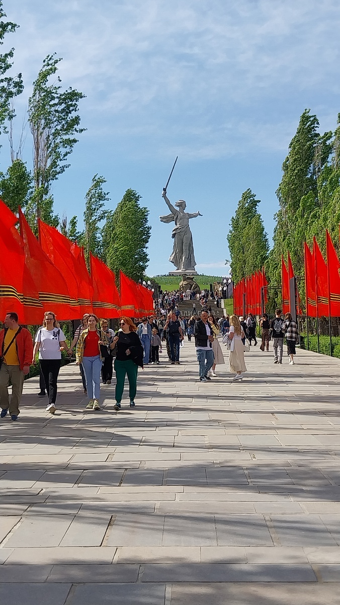 На Мамаевом кургане, Волгоград, 2 мая 2025 года