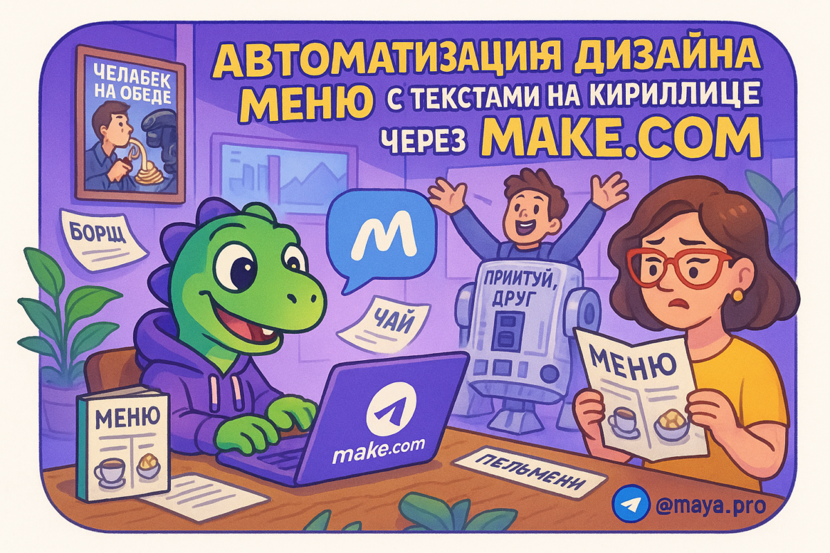    Автоматизация меню ресторанов: как Make.com меняет правила игры и спасает ваши нервы Артур Хорошев