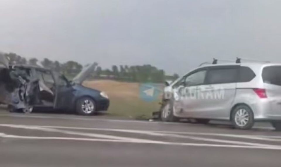    ДТП на Чуйском тракте. Источник: t.me/bskgram