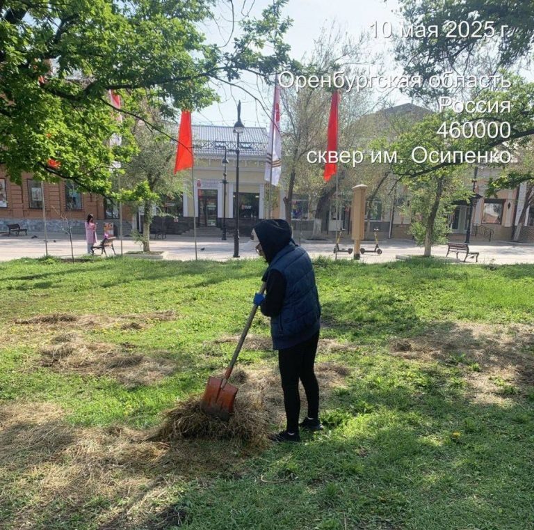    В Оренбурге коммунальщики работали всю ночь Мария Чалкина