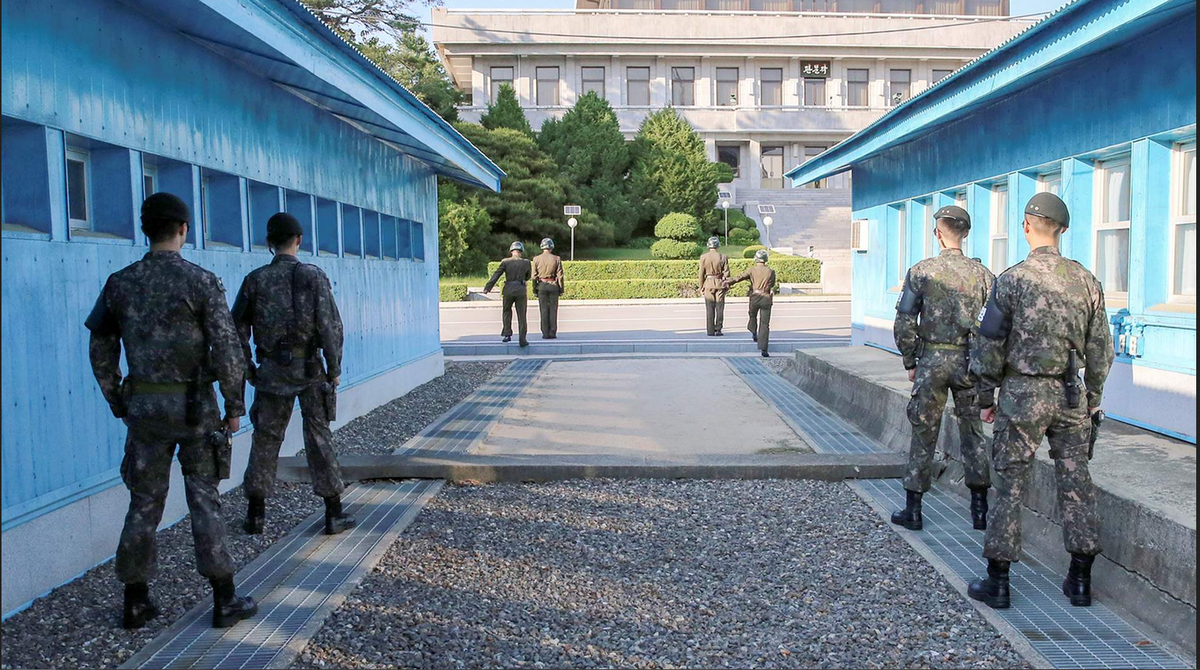 Демилитаризованная зона между Северной и Южной Кореями. Фото из открытого источника в Яндексе.