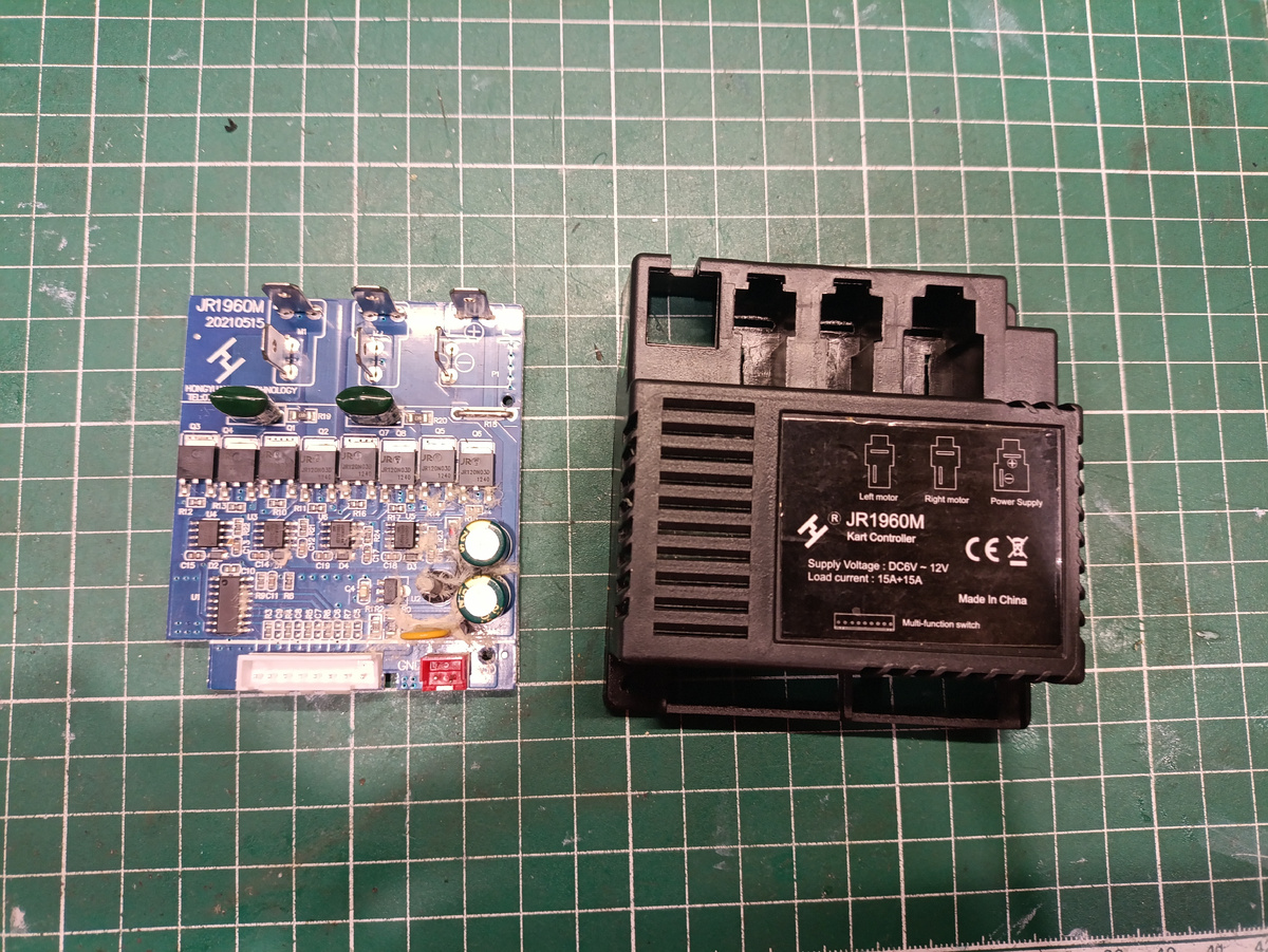 Блок с переполючовкой