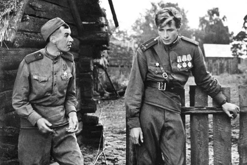 Кадр из советско-польского художественного фильма «Зося» (1967). Киностудия им. Горького, режиссёр Михаил Богин. Главного героя Михаила сыграл Юрий Каморный (1944—1981).