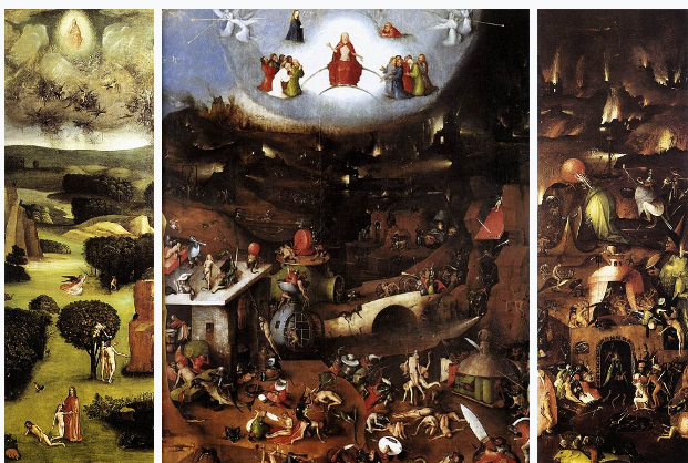 Иероним Босх. Страшный суд (триптих)