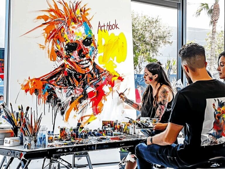    Групповой мастер-класс по рисованию: откройте в себе художника и создайте незабываемые эмоции вместе с друзьями! Art-Hook.Ru