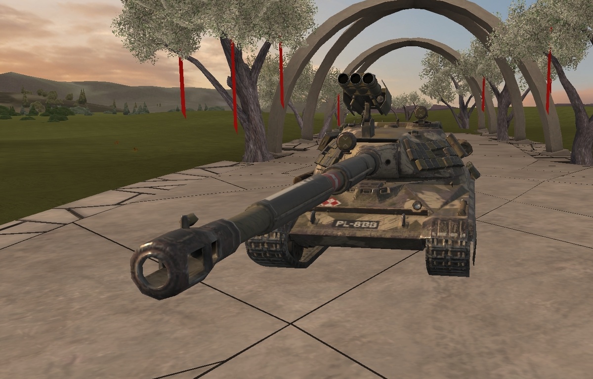 Легендарный камуфляж у танка очень даже красивый