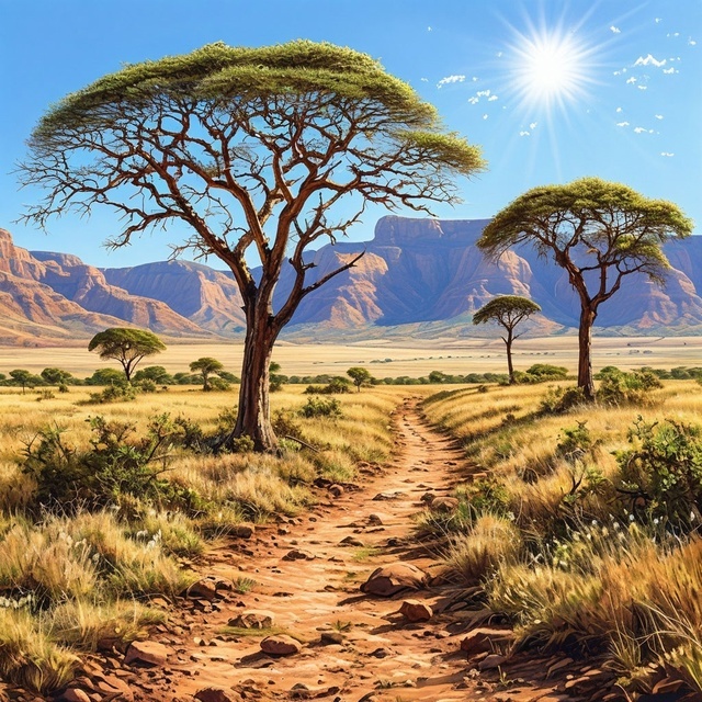 Тот самый африканский пейзаж.