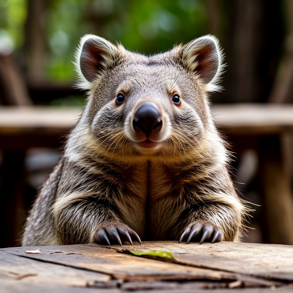 Улыбчивый вомбат.