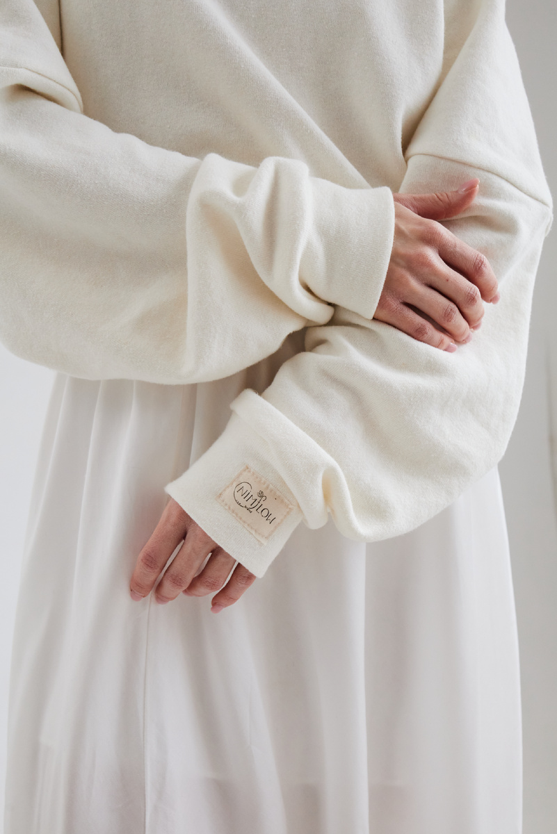 Свитшот NimFlow brand из органического хлопка и конопли 💎