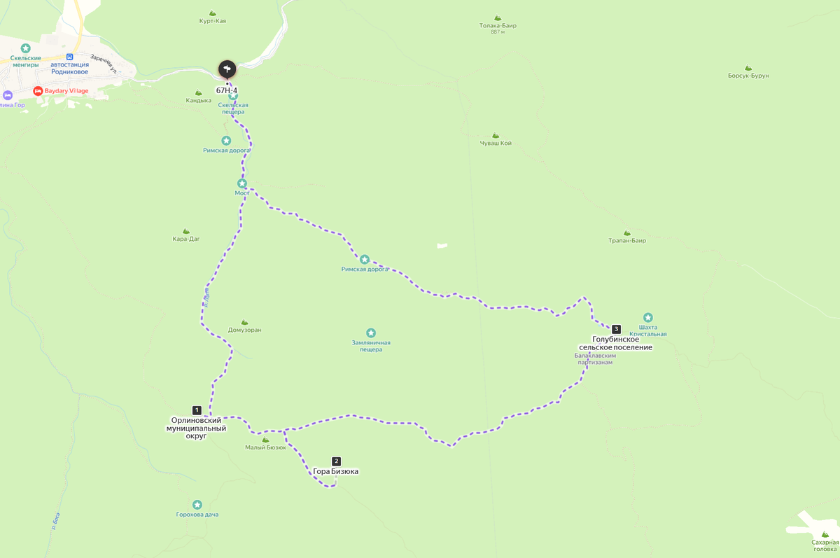 Карта маршрута