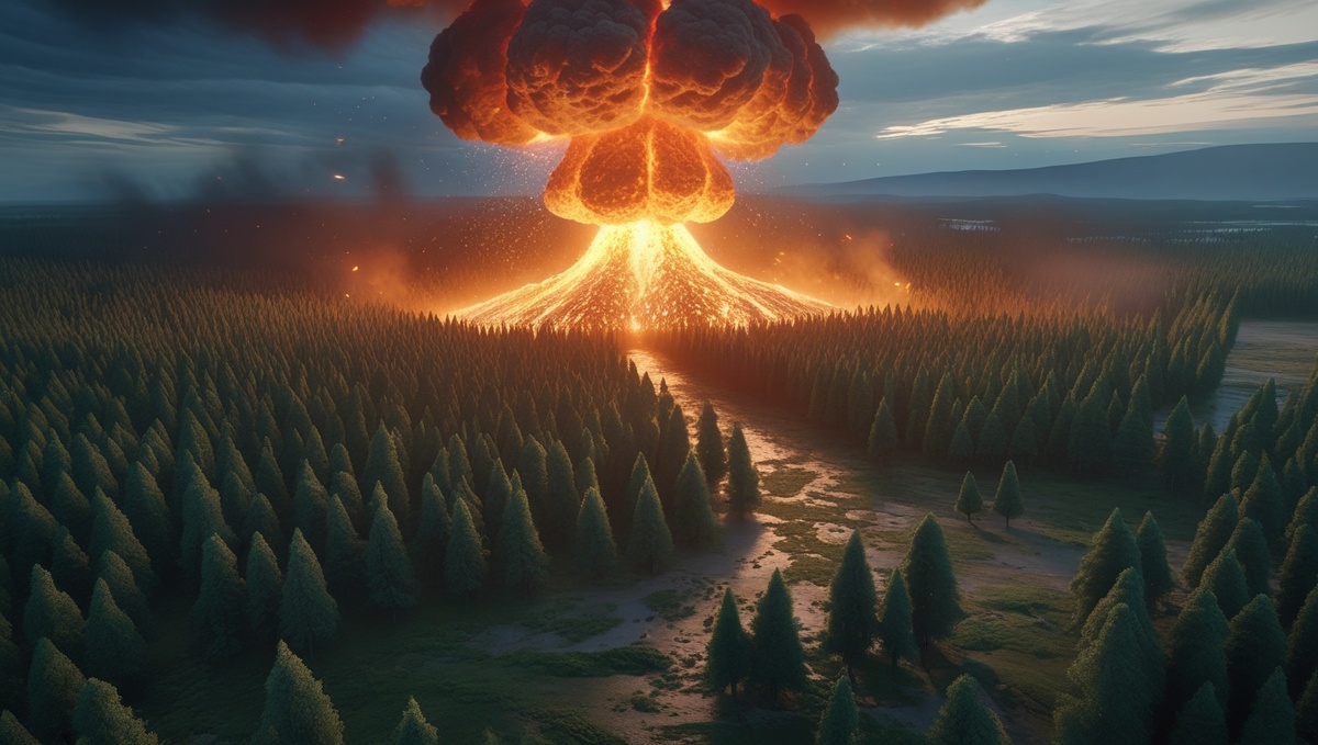 Взрыв Тунгусского метеорита по мощности был эквивалентен 2000 ядерных бомб, сброшенных на Хиросиму.