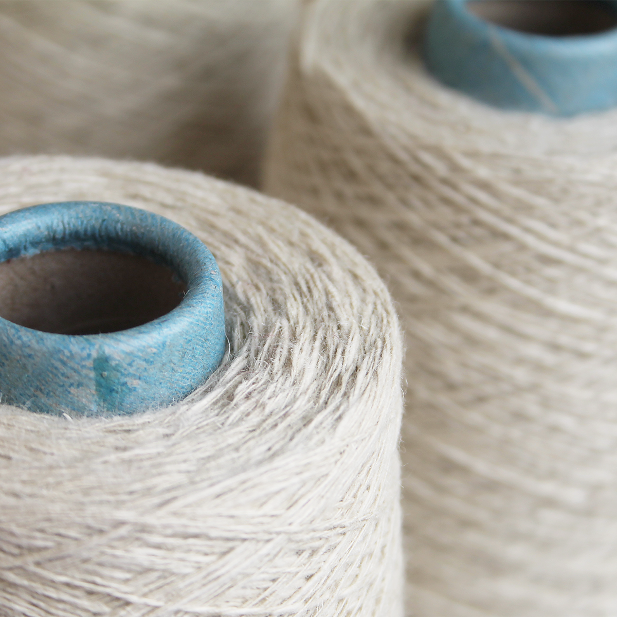 Лен с хлопком для вязания топа спицами