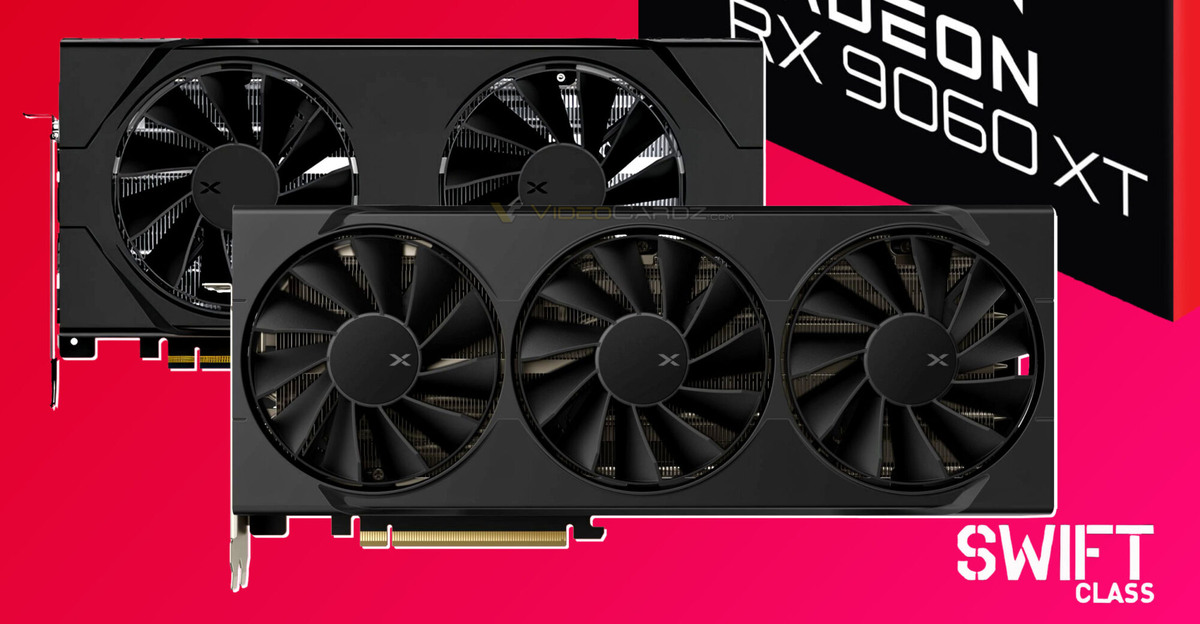 Линейка Radeon RX 9070 Swift. Фото: XFX  📷
