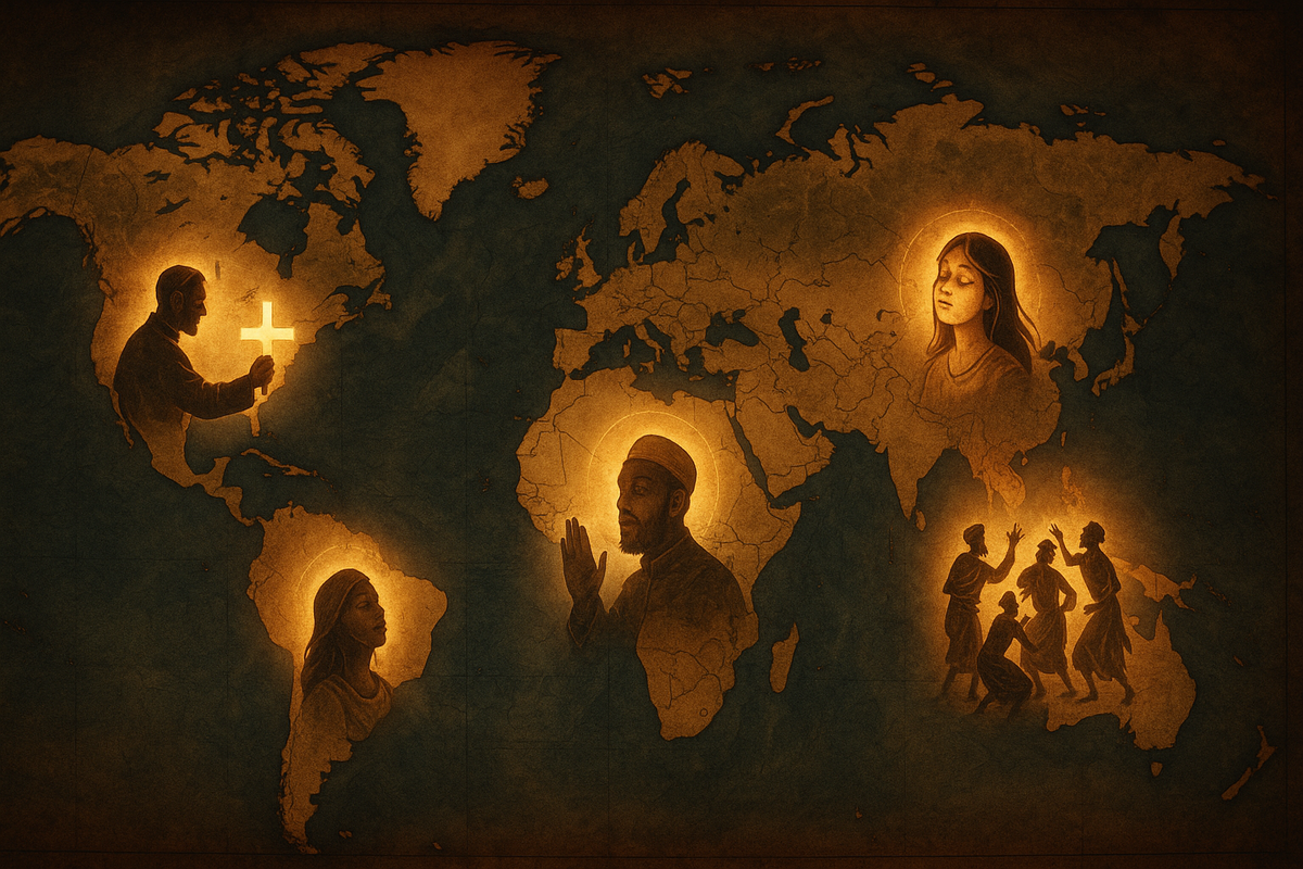 Как одержимость воспринимается в разных культурах: карта религиозных взглядов на бесов.