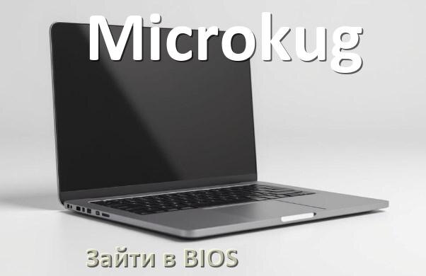 
Как в ноутбуке Microkug зайти в BIOS
