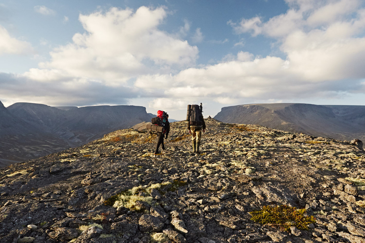 Самый верх гор и перевалы — безжизненная каменная пустыня. Выглядит это мрачновато, особенно если попасть в туман, но с солнышком очень даже живописно