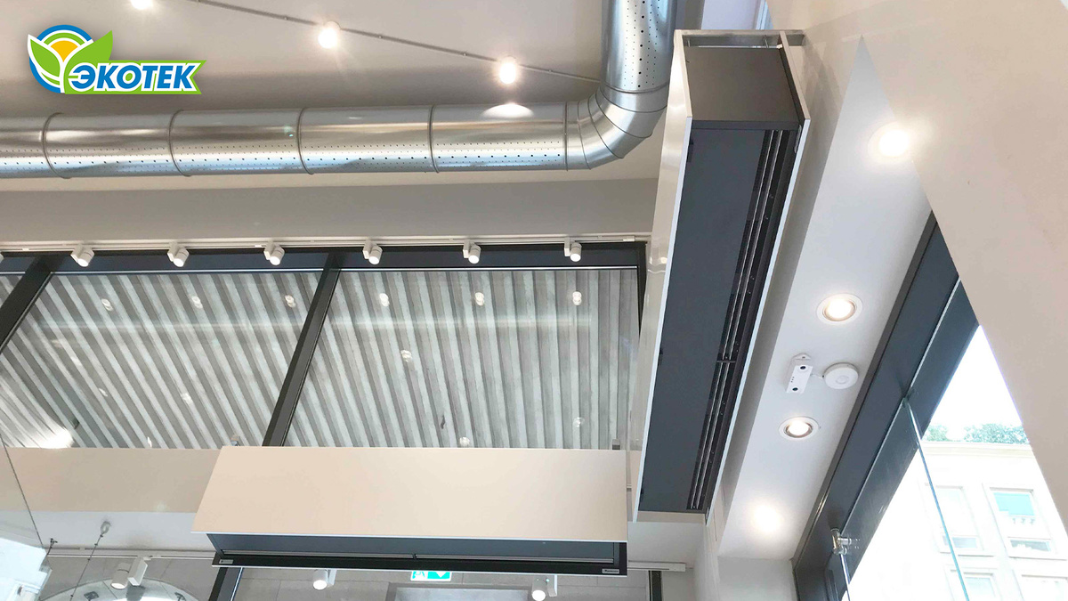 Тепловая завеса: рекомендации по выбору и установке